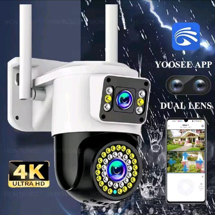 New YOOSEE IP Camera 16MP Double Lensa Camera CCTV Outdoor Waterproof