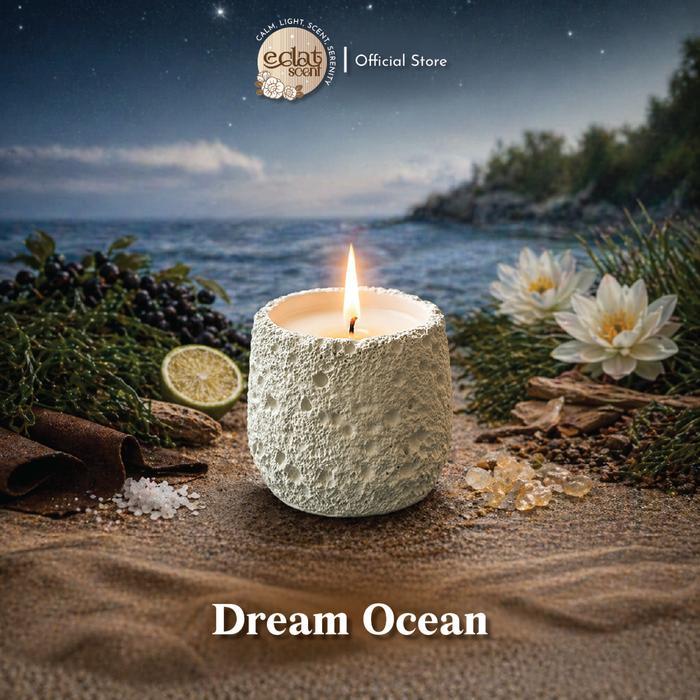 Eclat Lilin Aromaterapi Soy Wax Cup Semen Estetik Medium Scented Candle 8 Aroma Es021