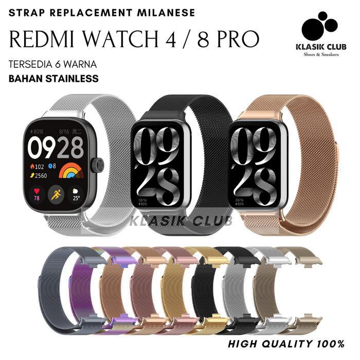 Strap Redmi Watch 4 Milanese / Tali Redmi Watch 4 Stainless With Case