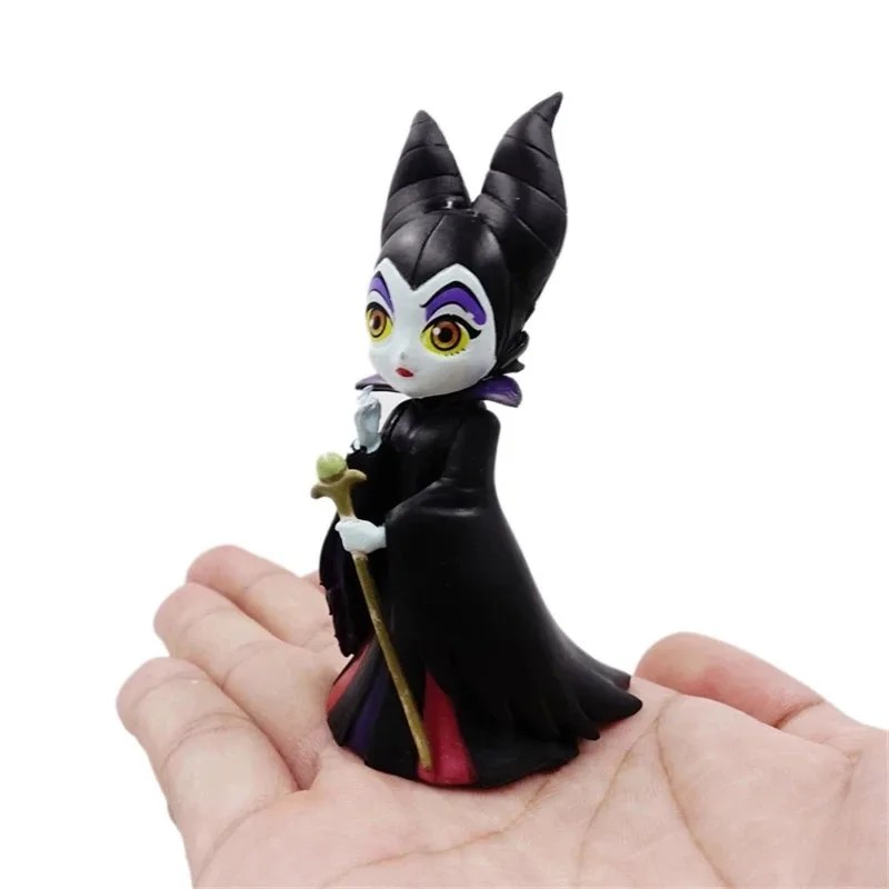 3pcs/Set Kawaii Q Posket Petit Villains Descendants 2 Action Figure Maleficent Cruella De Vil Queen