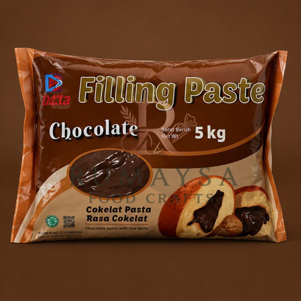Delta Filling Coklat Pasta Untuk Isian Roti & Bakery 5 Kg