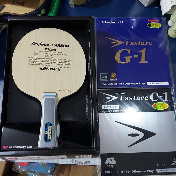 sepaket viscaria + nittaku G1 & C1