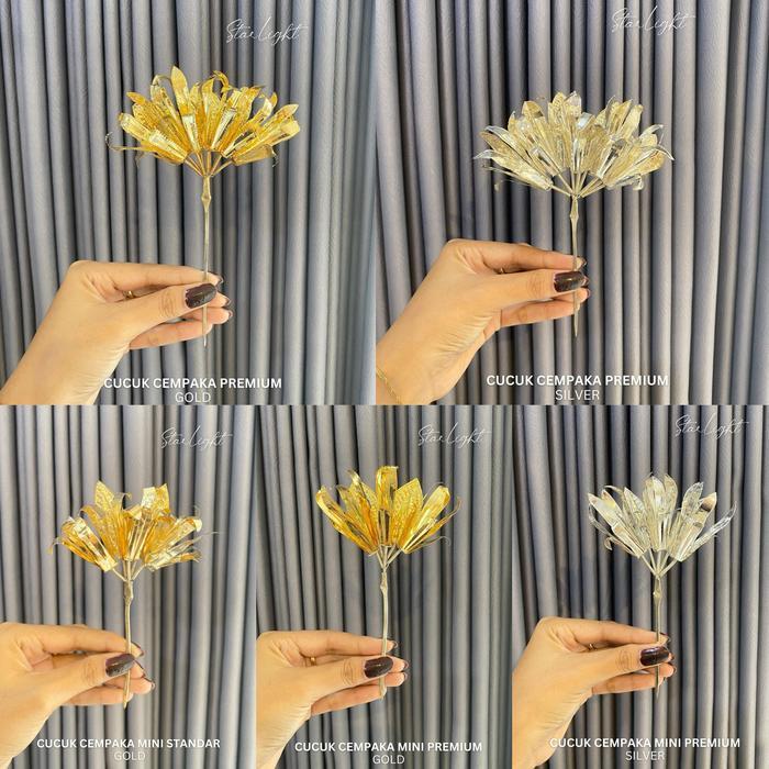 Starlight Bali - Cucuk Cempaka Premium/ Cucuk Bunga Gold/Silver /Aksesoris Bali / Aksesoris Rambut