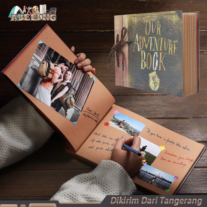 My Our Adventure Book Pixar Scrapbook Album DIY My Adventure Book Pernikahan/Album Foto Scrapbook