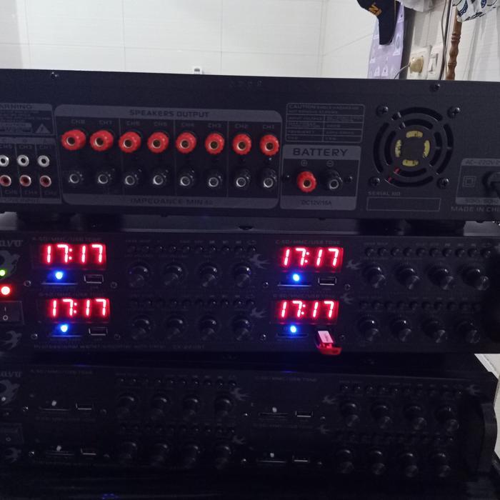 Promo Ampli Walet Betavo Zx 2208T Amplifier Walet 4 Player