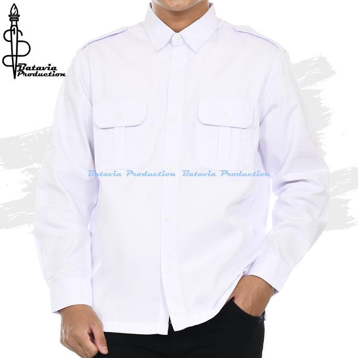 PDL PDH TACTICAL Kemeja PDL Tactical Lengan Panjang Bahan American Drill - Hijau Army, S PDH TACTICA