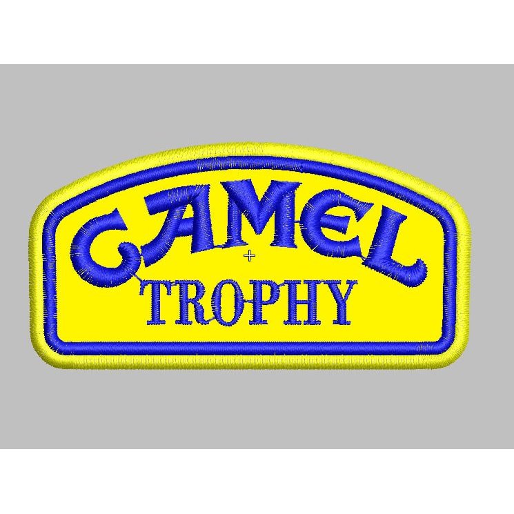 BCP-R95 CAMEL TROPHY YELLOW PATCH BORDIR LOGO UKURAN DADA/TOPI PREMIUM