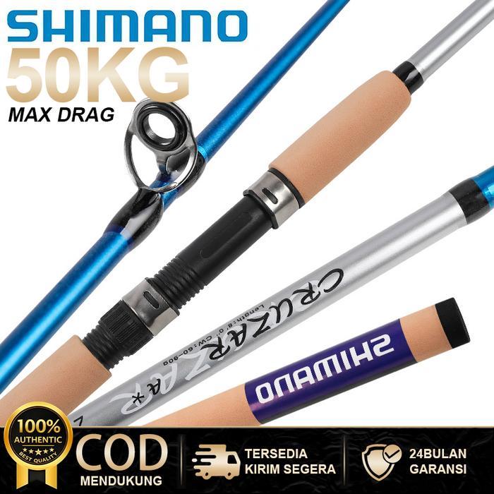 NEWSS SHIMANO ROD ALAT PANCING ROD JORAN PANCING CARBON SUTET 2 BAGIAN TONGKAT PANCING PUTAR/CASTING