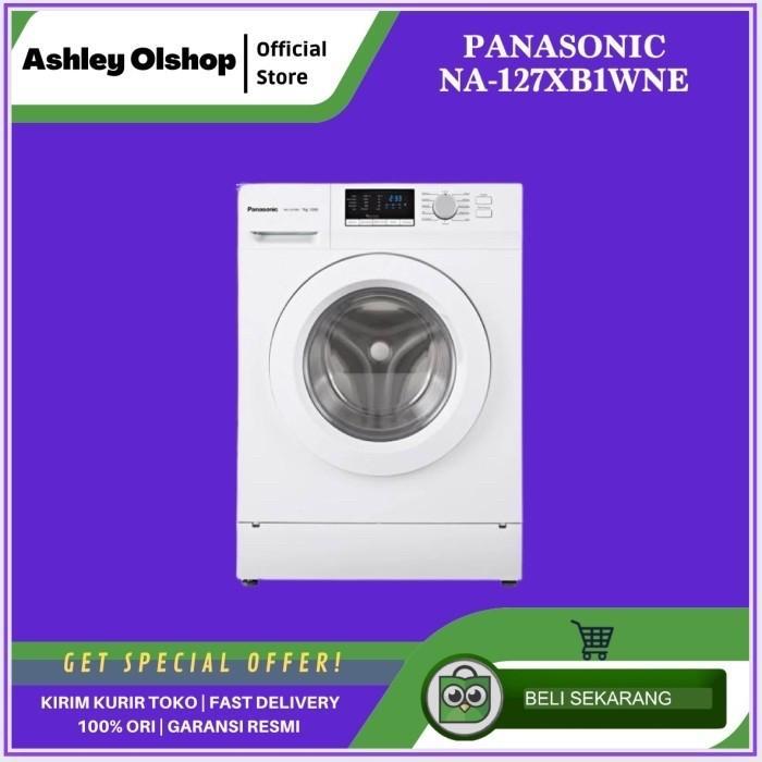 MESIN CUCI FRONT LOADING PANASONIC 7KG NA127XB1WNE NA-127XB1WNE