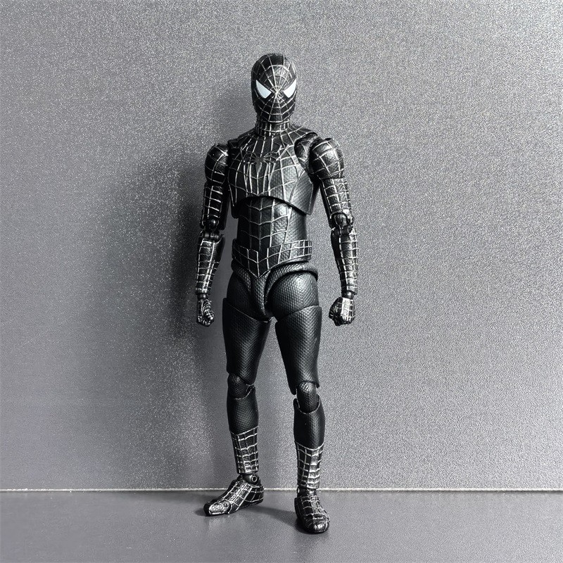 High-Quality Ko Tobey Maguire Spider Man Action Figure Toys Garfield Spiderman Venom Movable Model