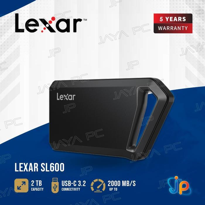 TERLARIS Lexar SL600 SSD External Portable 2TB - 2 TB USB C 3.2