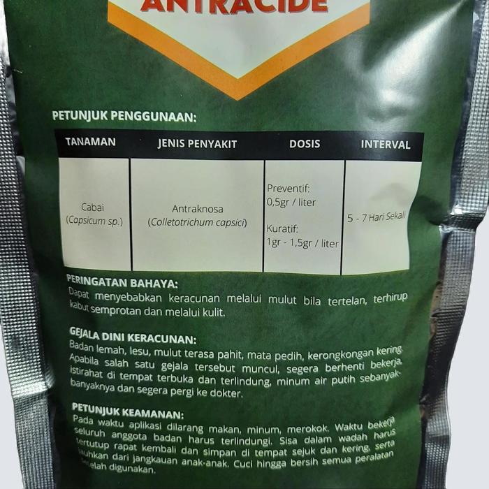"New" ANTRACIDE 84 SG Fungisida Antraknosa / Patek / Cacar / Busuk Buah dan Daun