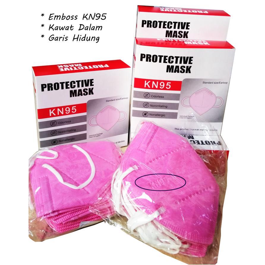DISPOSABLE MASK KN95 N95 FACEMASK KESEHATAN ONE CARE PLUS 5 LAYER
