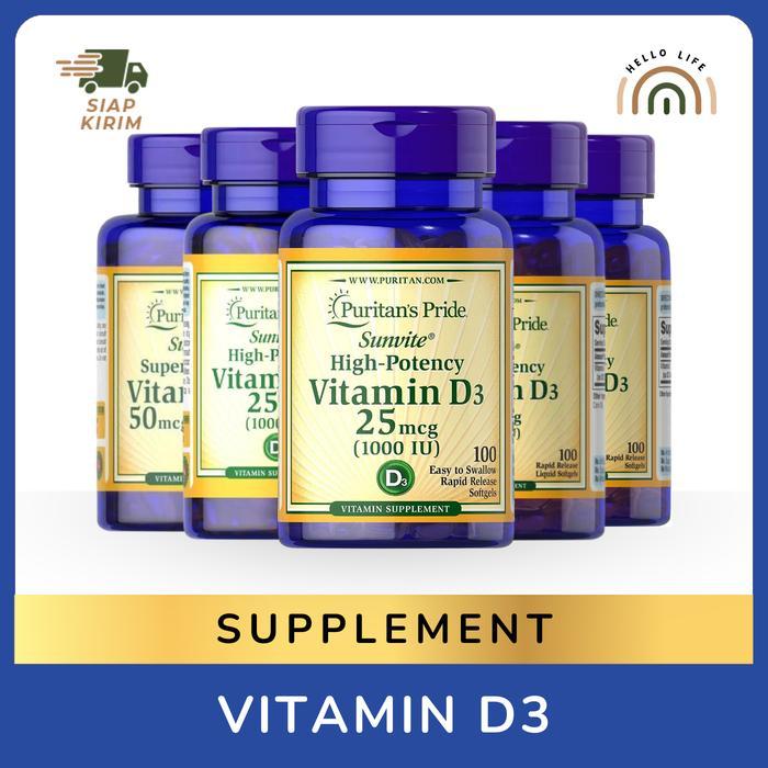(ORIGINAL USA) PURITAN'S PRIDE VITAMIN D3