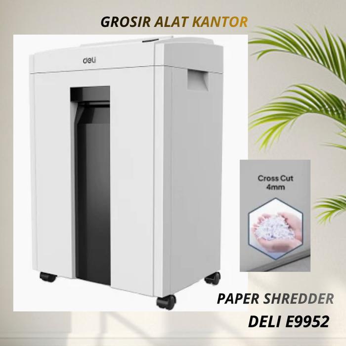 Paper Shredder Deli E9952 / Mesin Penghancur Kertas Deli 9952