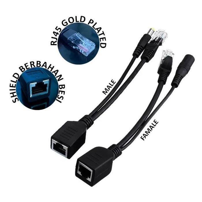 HARGA DISKON OEM Poe Kit Terdiri dari sepasang POE Male dan POE Female