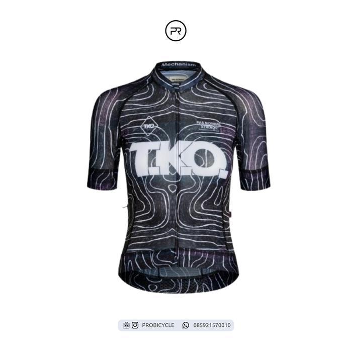 Jersey Sepeda Wanita PNS Pas Normal Studios TKO Mechanism Black/Multi