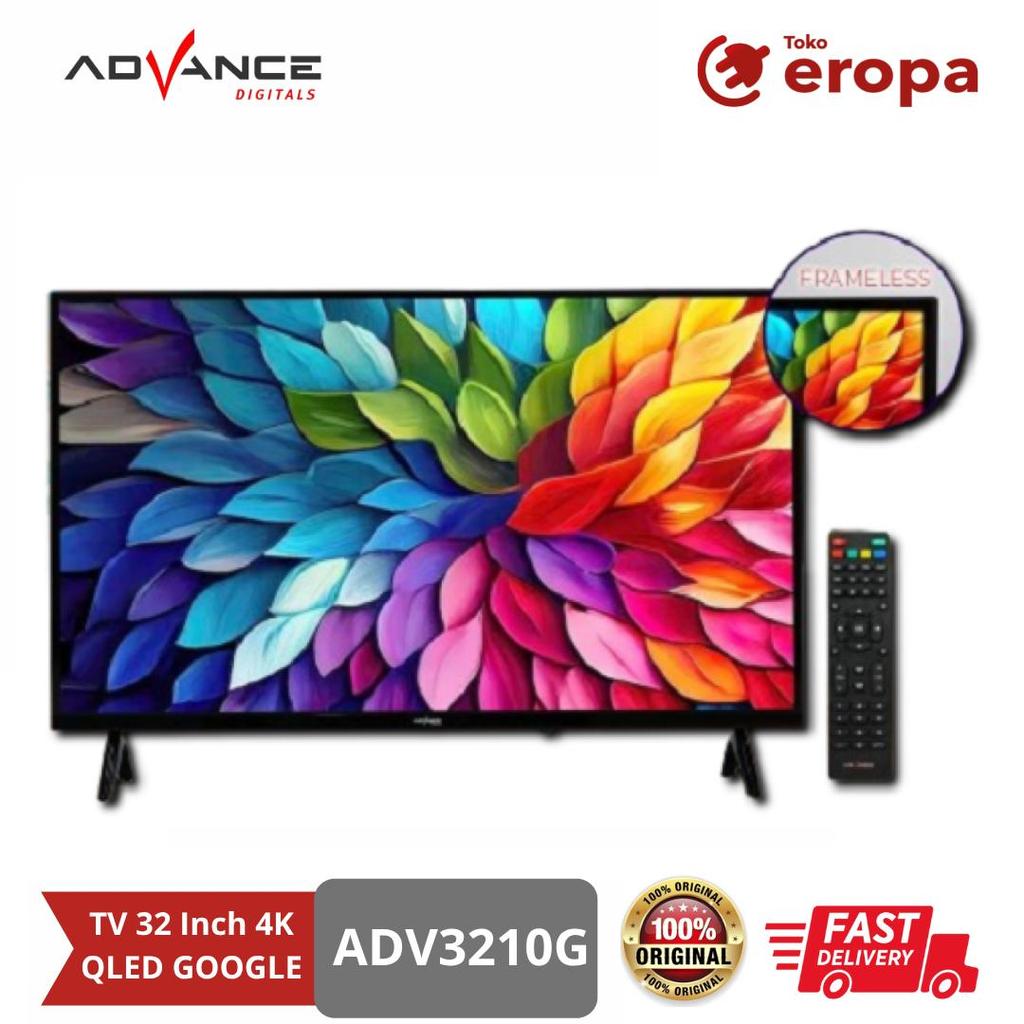 TV 32 Inch 4K QLED GOOGLE TV ADVANCE ADV3210G