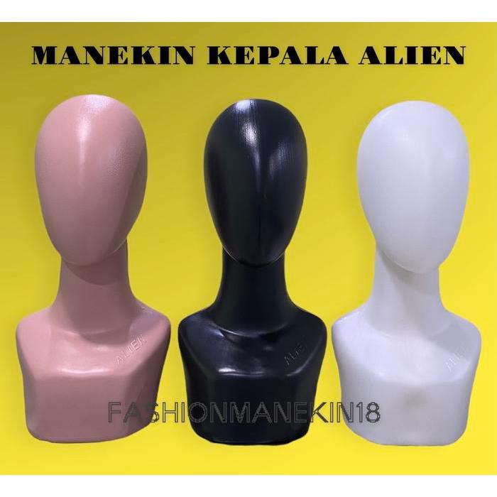 Sale Manekin Kepala Alien - Patung Kepala Hijab Alien