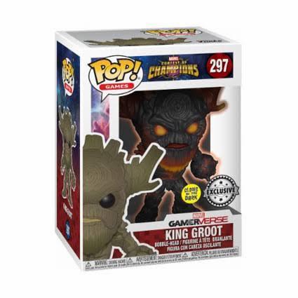 HOT SALE FUNKO POP KING GROOT EXCLUSIVE GLOW IN THE DARK CONTEST OF CHAMPION TERMURAH