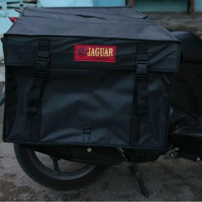 Jaguar Tas Obrok Super Jumbo Hitam Dengan Logo Merah