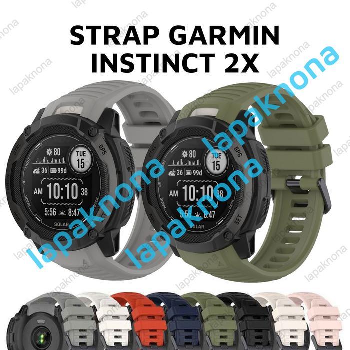 26mm INSTINCT 2X Strap Garmin 50mm Solar Tactical Tali Jam Watch