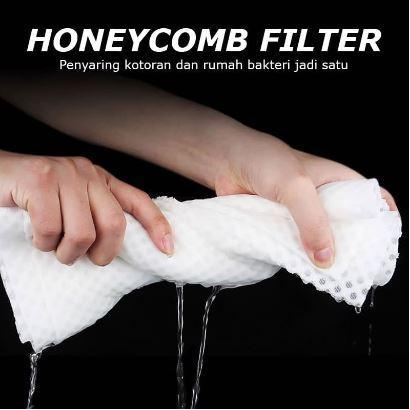 Filter Honeycomb Sarang Lebah Penyaring Pembersih Air Akuarium & Kolam