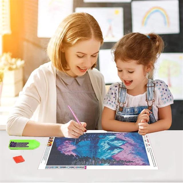 TERPERCAYA 5D DIY Full Drill Diamond Painting Lukisan Berlian Kristik
