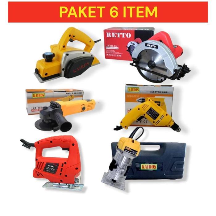 new PAKET MURAH dapat 6  paket tukang kayu alat tukang kayu lengkap paket mesin tukang kayu paket tu