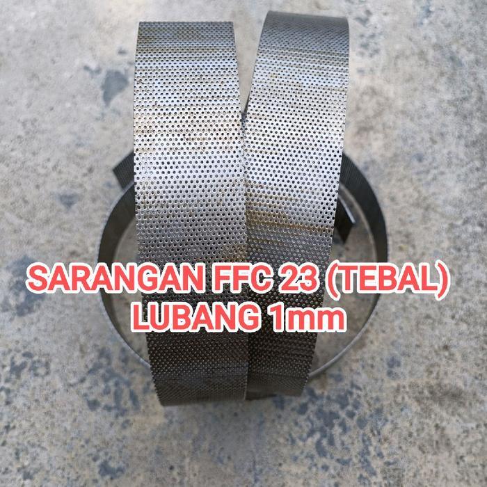 NEW (TEBAL) saringan ffc23 sarangan penepung diskmill ffc 23 lubang 0.5mm 0,8mm 1mm 1,5mm 2mm