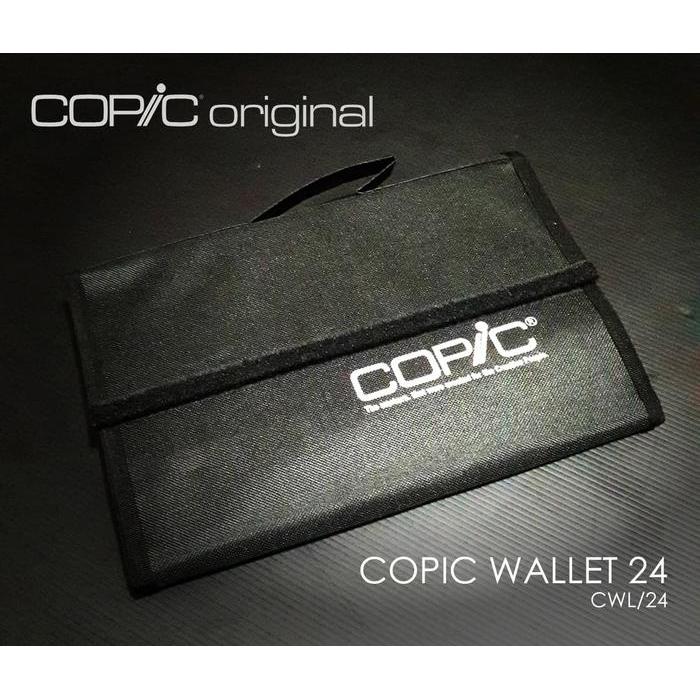 Copic Wallet Case Tas Penyimpanan Spidol Sketch Kapasitas 24 Slot 24 Tas untuk Copic