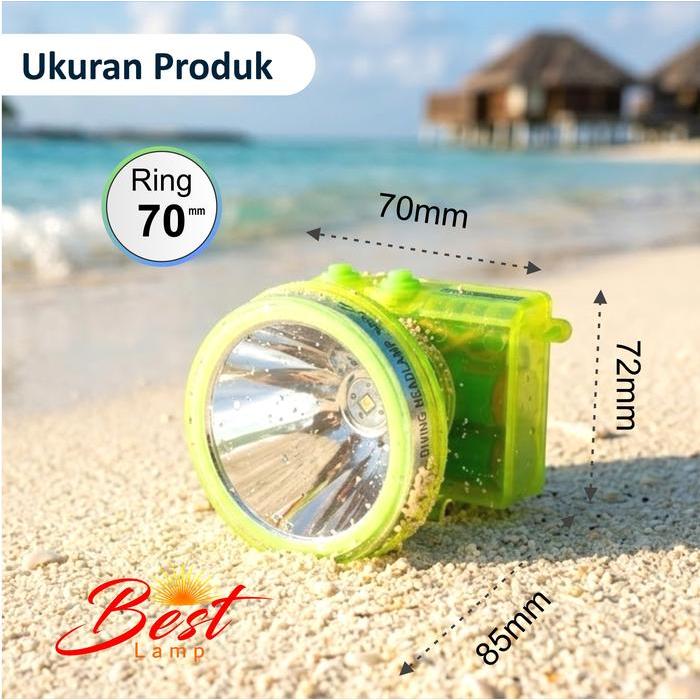Johan Senter Kepala Selam Jinlong Jl 088 Daya 150 Watt Baterai 6000 Mah Durasi 18 Jam Dan Kedalaman