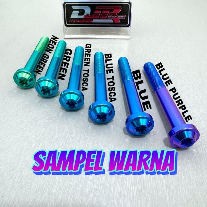 Baut Stang Mio Sporty Smile Soul Titanium Gr5 Original Vietnam Set Baut Dan Mur