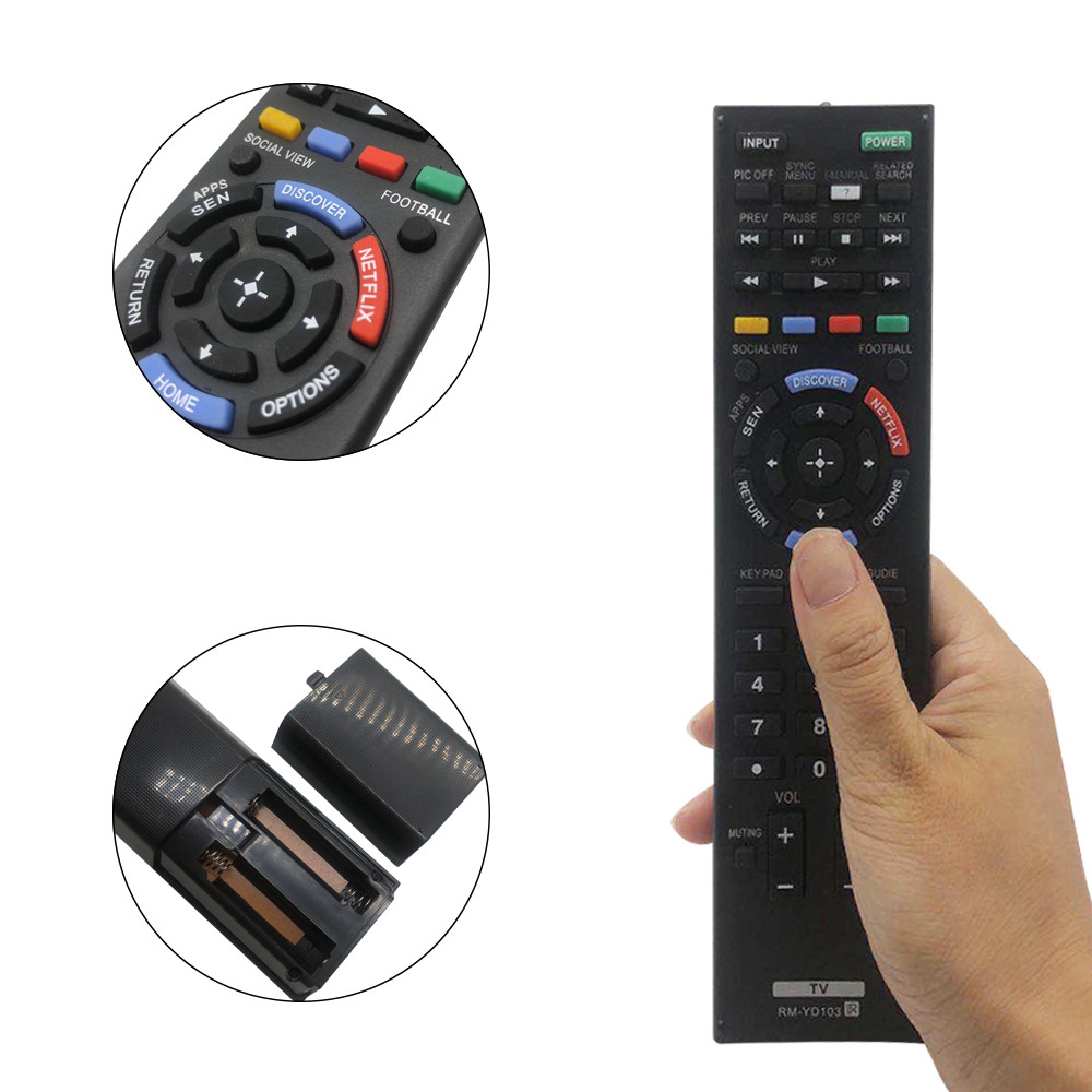 Remote Control RM-YD103 For SONY Bravia TV KDL-40HX750 KDL-50W790B KDL- 32W700B KDL-40W590B