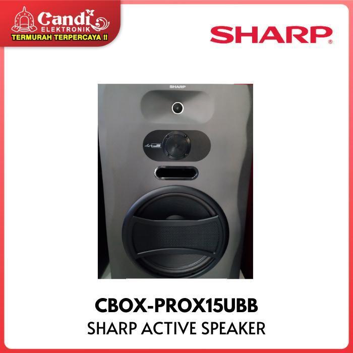 SHARP Speaker Pro-X Series Woofer 15Inch CBOX-PROX15UBB Bluetooth Tws True Wireless Stereo  Speakers