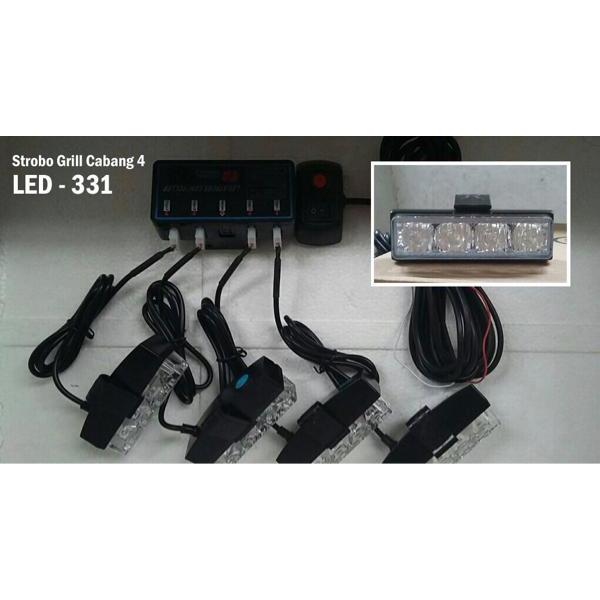 Asli Lampu Strobo Grill Tebal FEDERAL SIGNAL Biru
