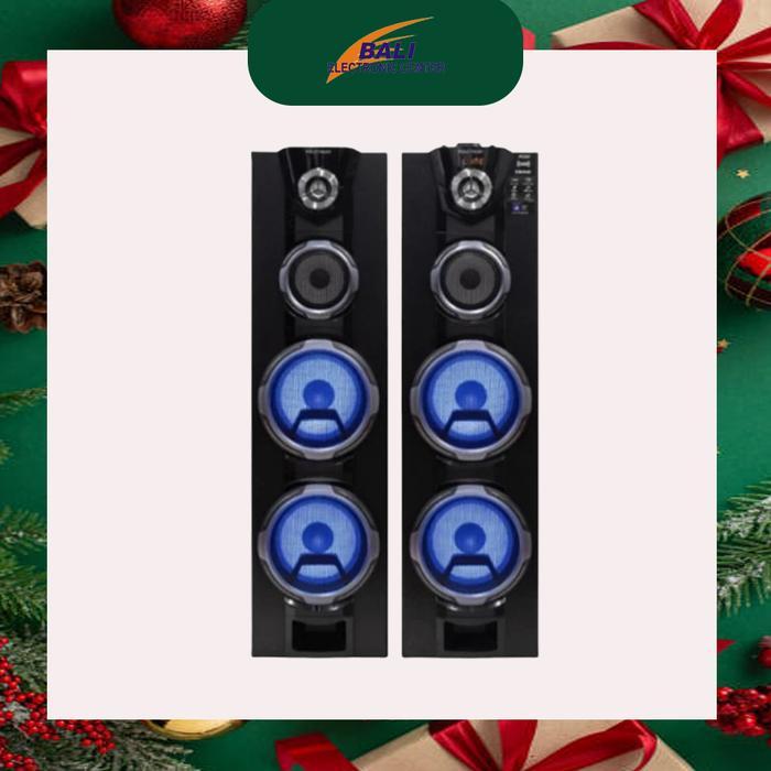 POLYTRON Speaker Aktif Bluetooth PAS-8FF22 3-Band DIGITAL Tone Control Super Bass Surround Mode 2x10