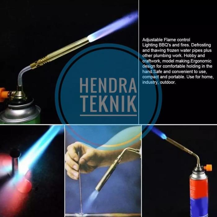 MICRO HEATING TORCH.PEMANAS. KEPALA MINI GAS TORCH KALENG. ALAT LAS MINI FULL KUNINGAN