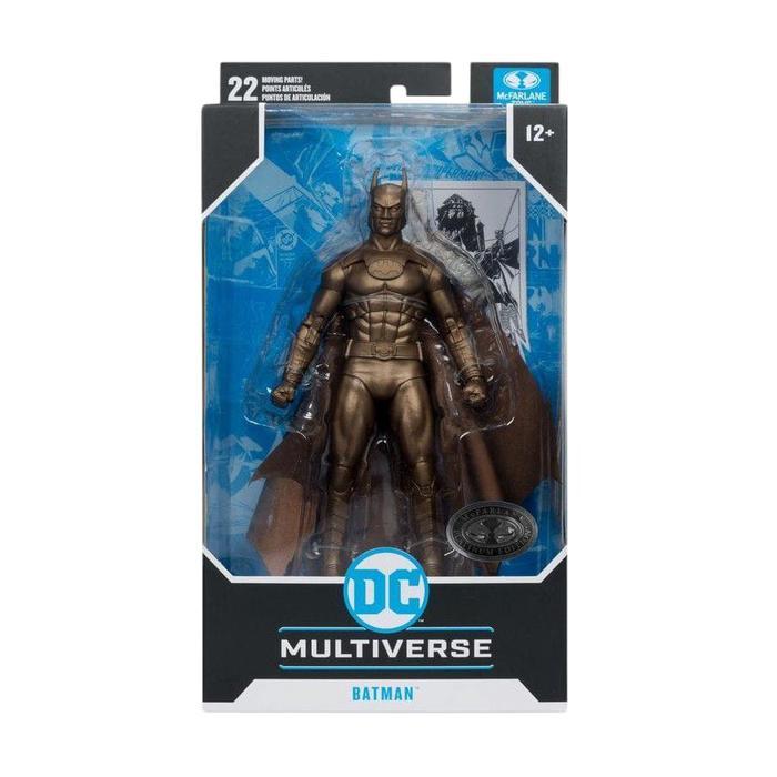 HOT SALE MCFARLANE TOYS DC MULTIVERSE BATMAN (1989) BATMAN PLATINUM EDITION 7 INCH ACTION FIGURE