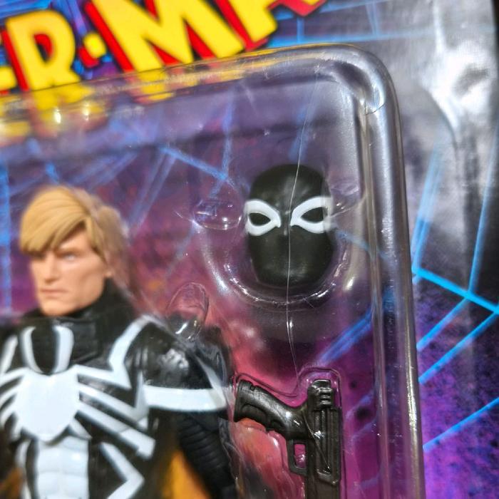 HOT SALE HASBRO MARVEL LEGENDS RETRO AGENT VENOM FLASH THOMPSON SPIDERMAN VINTAGE CARD SPIDER-MAN