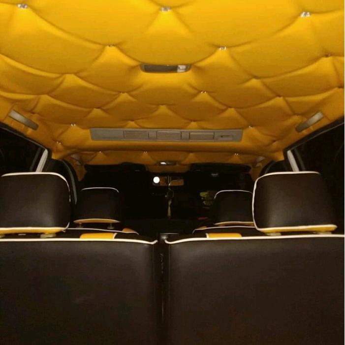 Plafon Model Sofa Kancing Mutiara Mobil Minibus Avanza,Xenia,Calya,Terios dan lain lain Car