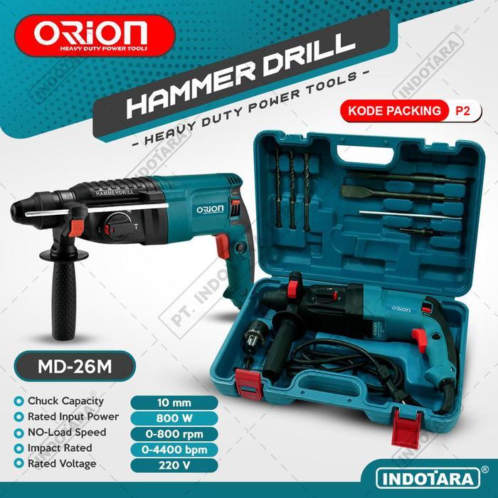 Krisbow Tools - Jack Hammer / Hammer Drill / Bor Tembok Orion Md-26M