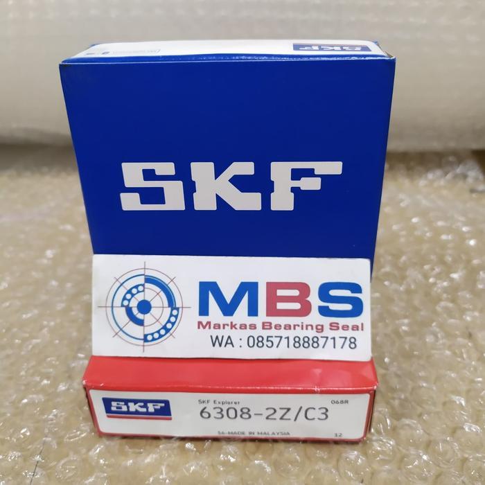 Bearing 6308 Zz C3 Merk Skf Asli 6308 2Z C3