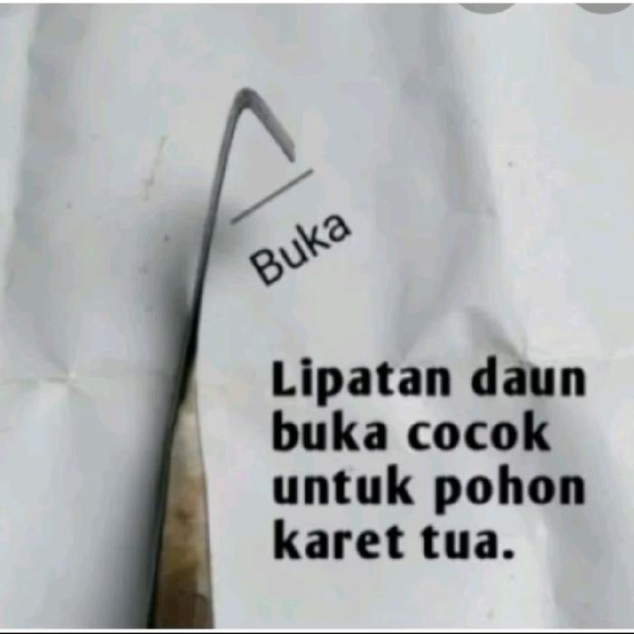 ` PISAU SADAP KARET BAJA PAKU REL / PAHAT / ALAT KEBUN BALAM KARET