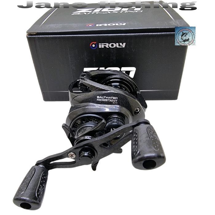 Reel Bc Iroly Zion Shellow Spool & Deep Spool, Body Carbon, Handle Kiri/Kanan
