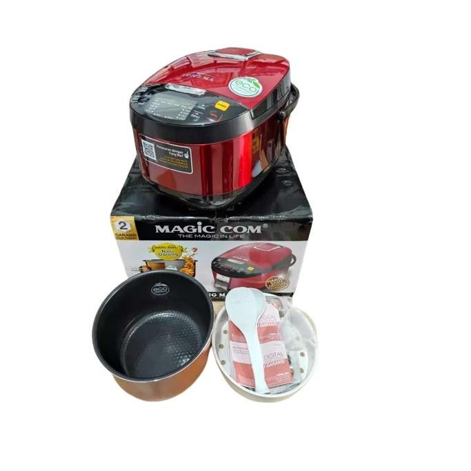 "New" MAGIC COM YONGMA SMC-7047 RICE COOKER YONG MA SMC 7047 UPGRADE Hitam