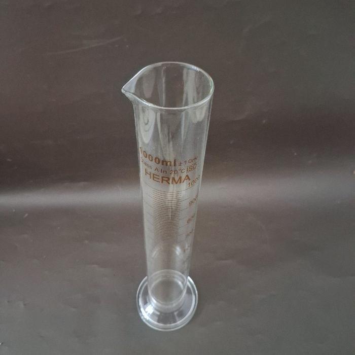 Jual Rugi! Gelas Ukur 1000Ml Kaca Measuring Cylinder 1 Liter 1L 1000 Ml