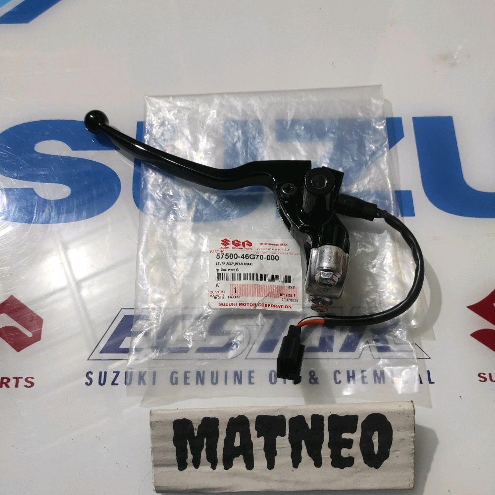 hendel handle rem kiri Assy set dudukan spion Suzuki spin 125 lever Assy rear brake original SGP 575
