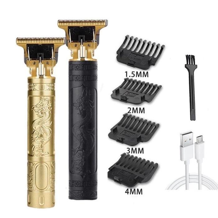 Alat Cukur Elektrik Cas Rambut Kumis Jenggot Portable Full Set pencukur bulu