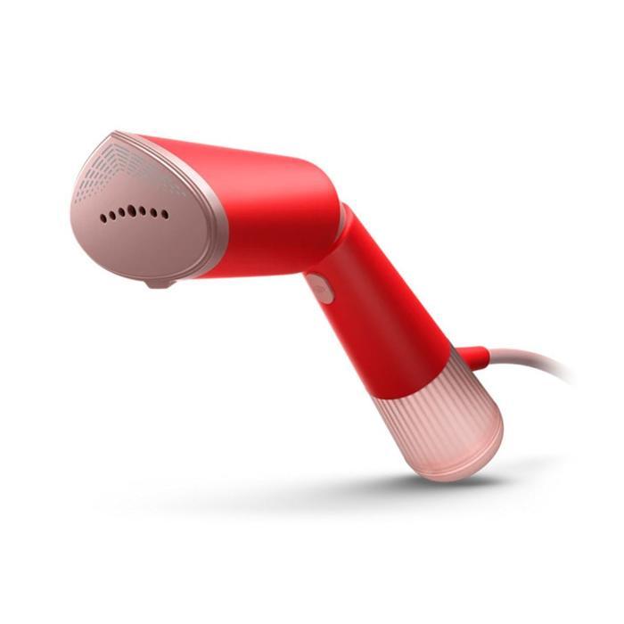 Philips Steamer Genggam STH5020/40 - Portable Handheld Steamer Red Merah